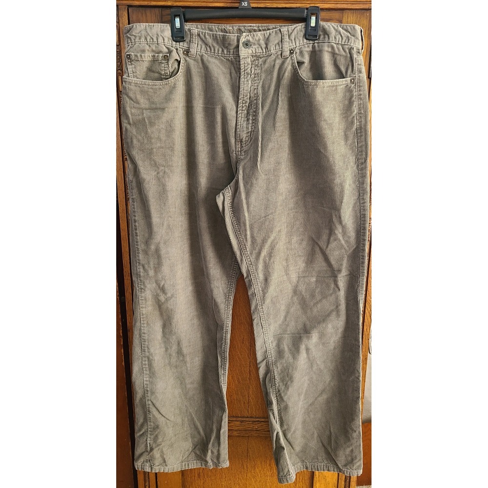 Old Navy Loose Fit Corduroy Pants Mens 38x32 Olive Drab Taupe Vintage 2007